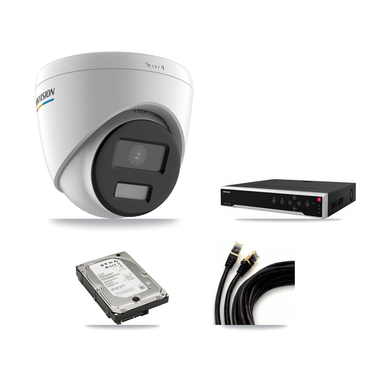 Hikvision 32-Channel 2MP CCTV Kit — 8 Turret Cameras + 5TB Recording