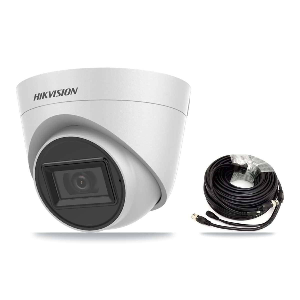 Hikvision & Prolux 8-Channel 5MP CCTV Kit — 2 White Turret Cameras + 3TB Recording (PXD-5208AN Recorder)