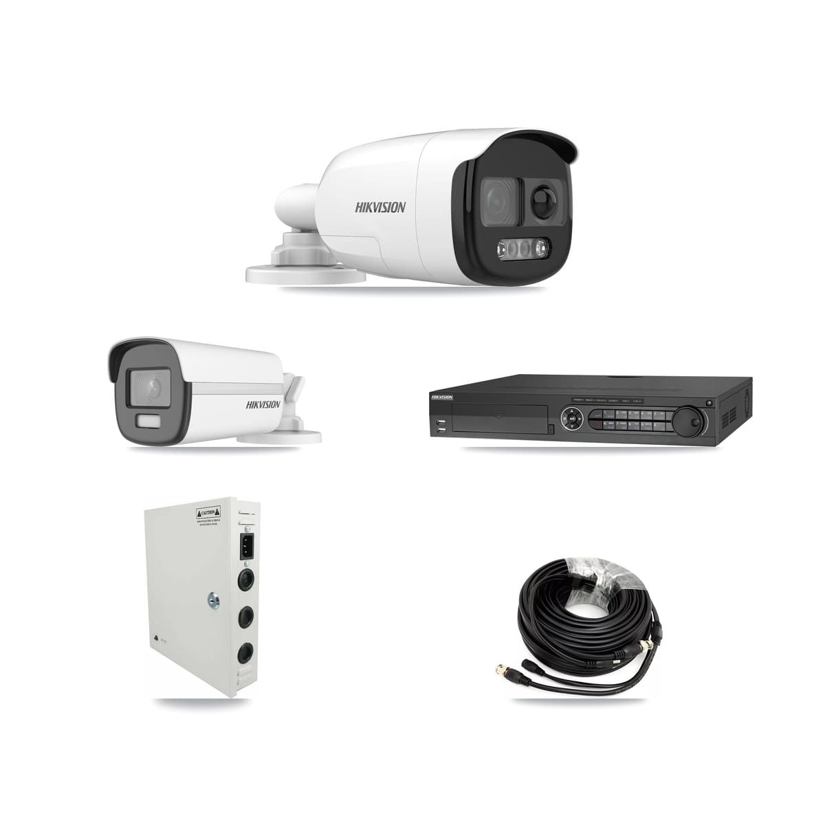 Hikvision 32-Channel 5MP – 4K CCTV Kit — 24 5MP + 1 4K Bullet Cameras + 4× 8TB Recording - Image 1