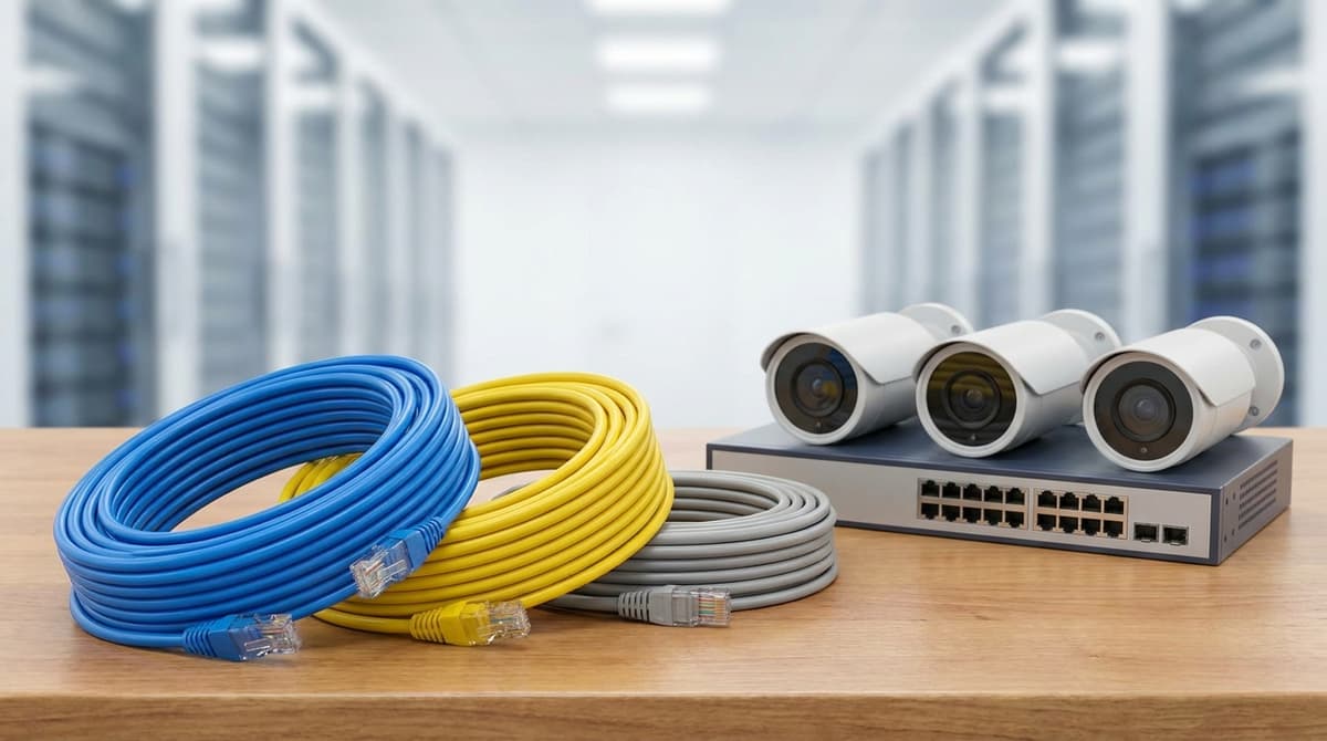 Cat6 vs Cat6A vs Cat6e: UK CCTV 2026