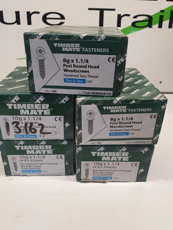 Timbermate Wood Screws 10G x 1 1/4 Inch Countersunk Fixing Screws - Image 1