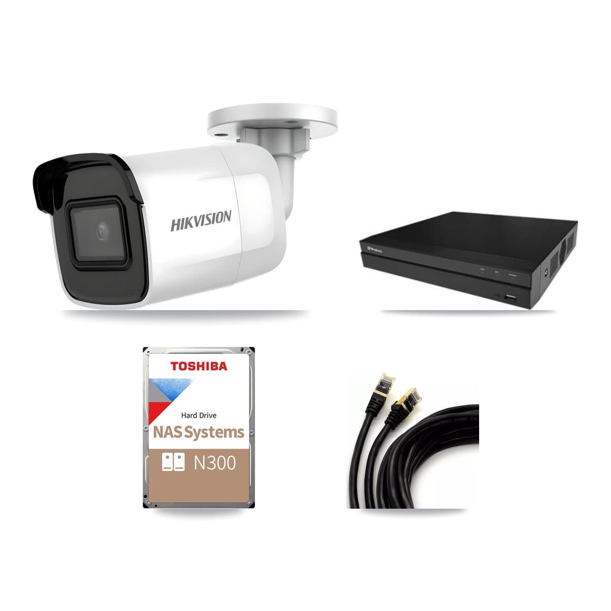 Hikvision & Prolux 16-Channel 4K CCTV Kit — 7 Bullet Cameras + 18TB Recording