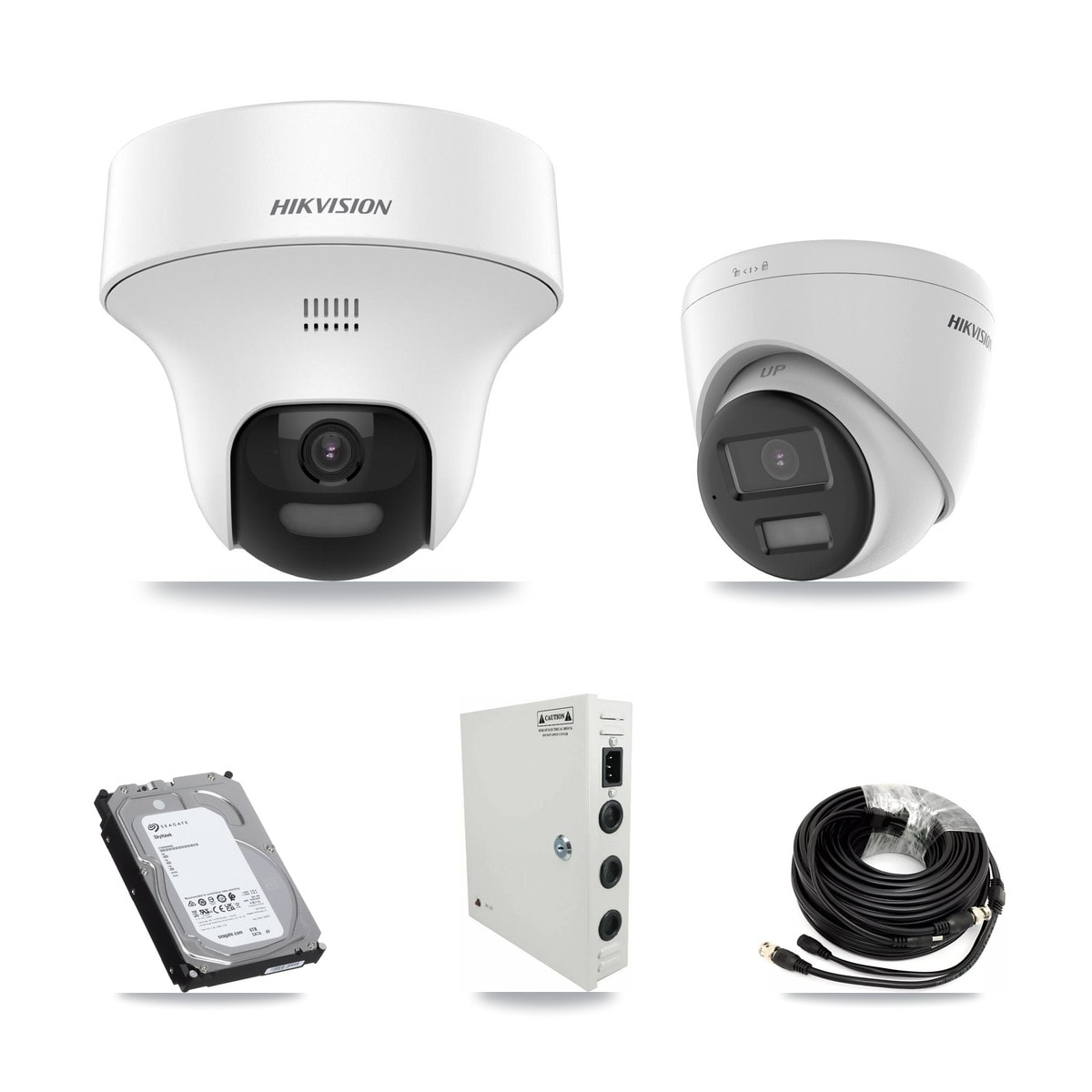 Hikvision 32-Channel 5MP CCTV Kit — 31 DS-2CE70K0T + 1 DS-2CE78K0T Turret Cameras + 3× 6TB Recording (IDS-7332HUHI Recorder)