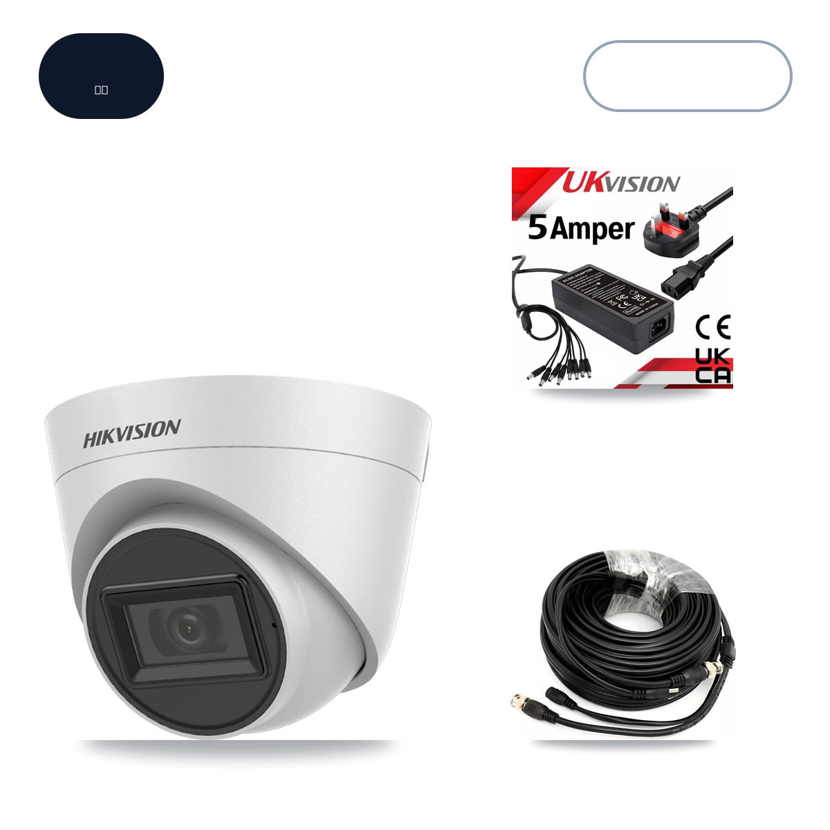 Prolux PXD-5208AN-4KL-X-8P 8-Channel DVR CCTV Kit — 6× Hikvision DS-2CE78H0T-IT3FS 5MP Cameras + 6TB HDD