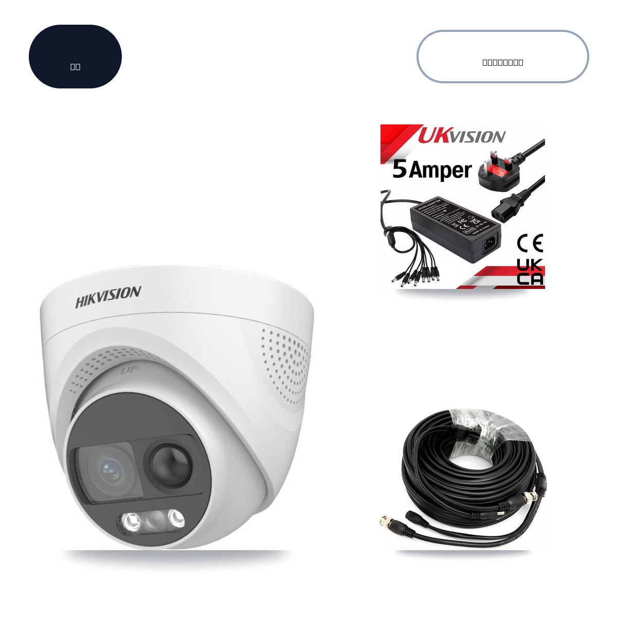 Hikvision iDS-7332HUHI-M4/S 32-Channel DVR CCTV Kit — 8× DS-2CE72KF3T-PIRXO 5MP Cameras + 10TB HDD