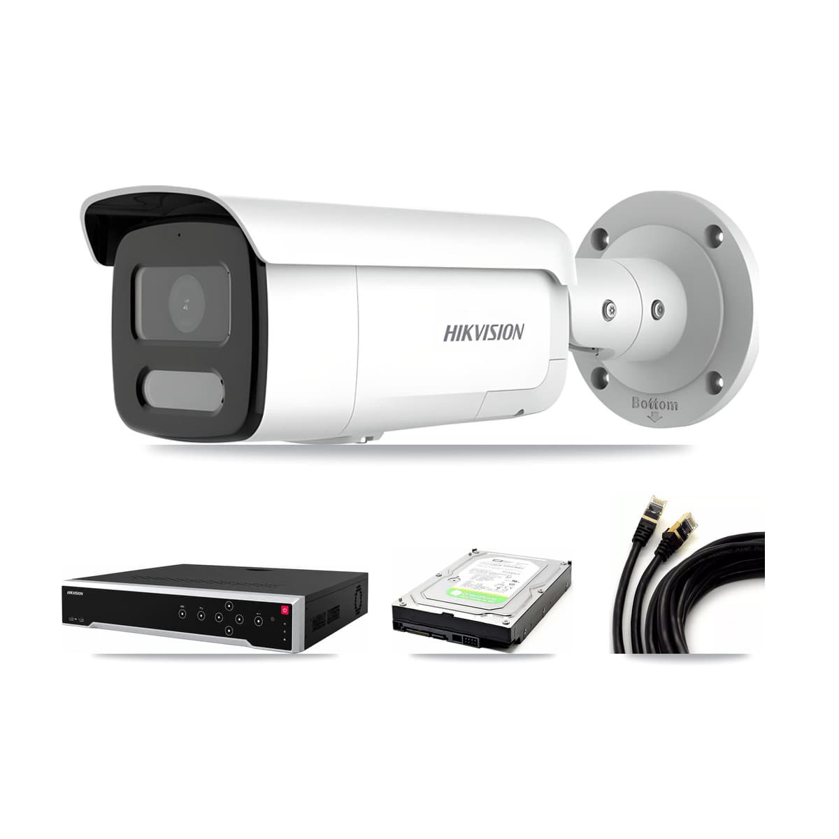 Hikvision 32-Channel 4MP CCTV Kit — 1 Bullet Camera + 1TB Recording