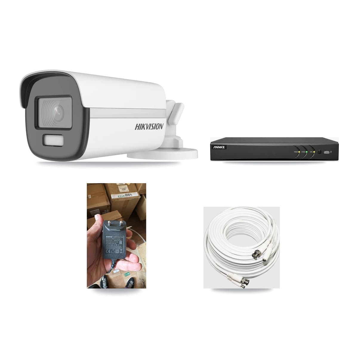 ANNKE 4-channel CCTV kit: 1 camera (1× 4K Bullet), 3TB hard drive