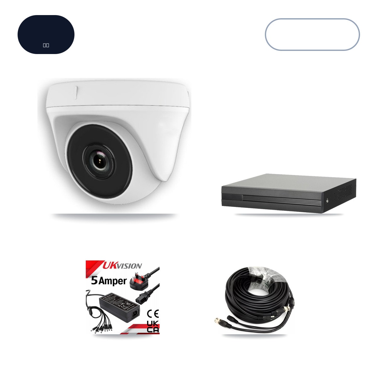 XVR-3116HS-5MP-LITE 16-Channel DVR CCTV Kit — 8× HDT-2MP-N20W-2.8MM 2MP Cameras + 6TB HDD