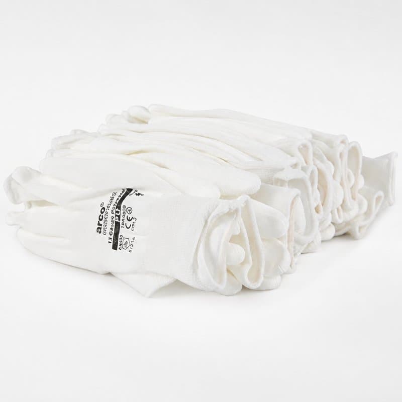 ARCO-GLOVES-14A5900-WHITE-SIZE-9 - Image 1