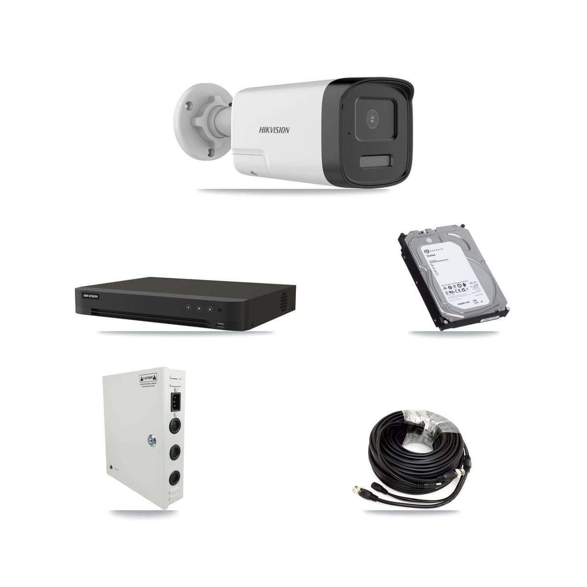 Hikvision 16-Channel 5MP CCTV Kit — 16 DS-2CE17K0T Bullet Cameras + 6TB Recording