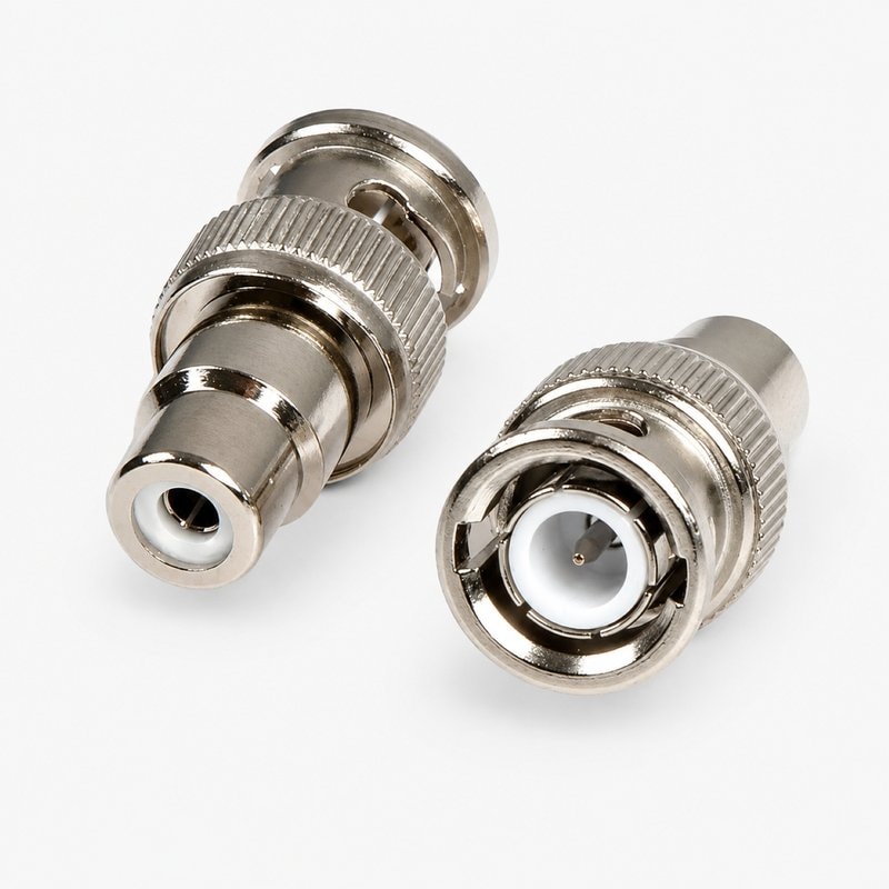 BNC Male to RCA Female Adapter CCTV Coaxial Video Connector