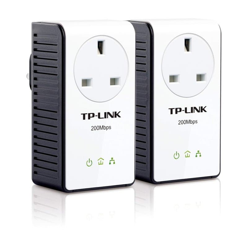 TP-Link TL-PA251 AV200+ Powerline Adapter Kit AC Pass Through