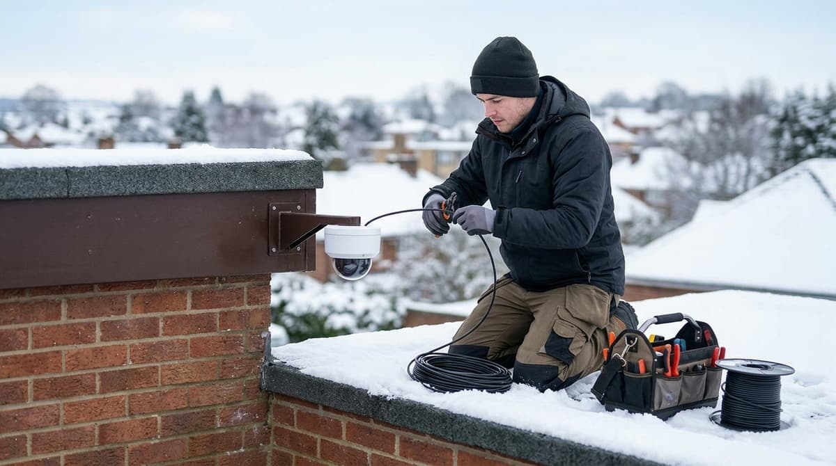 CCTV Cabling in Winter: UK Installer Guide