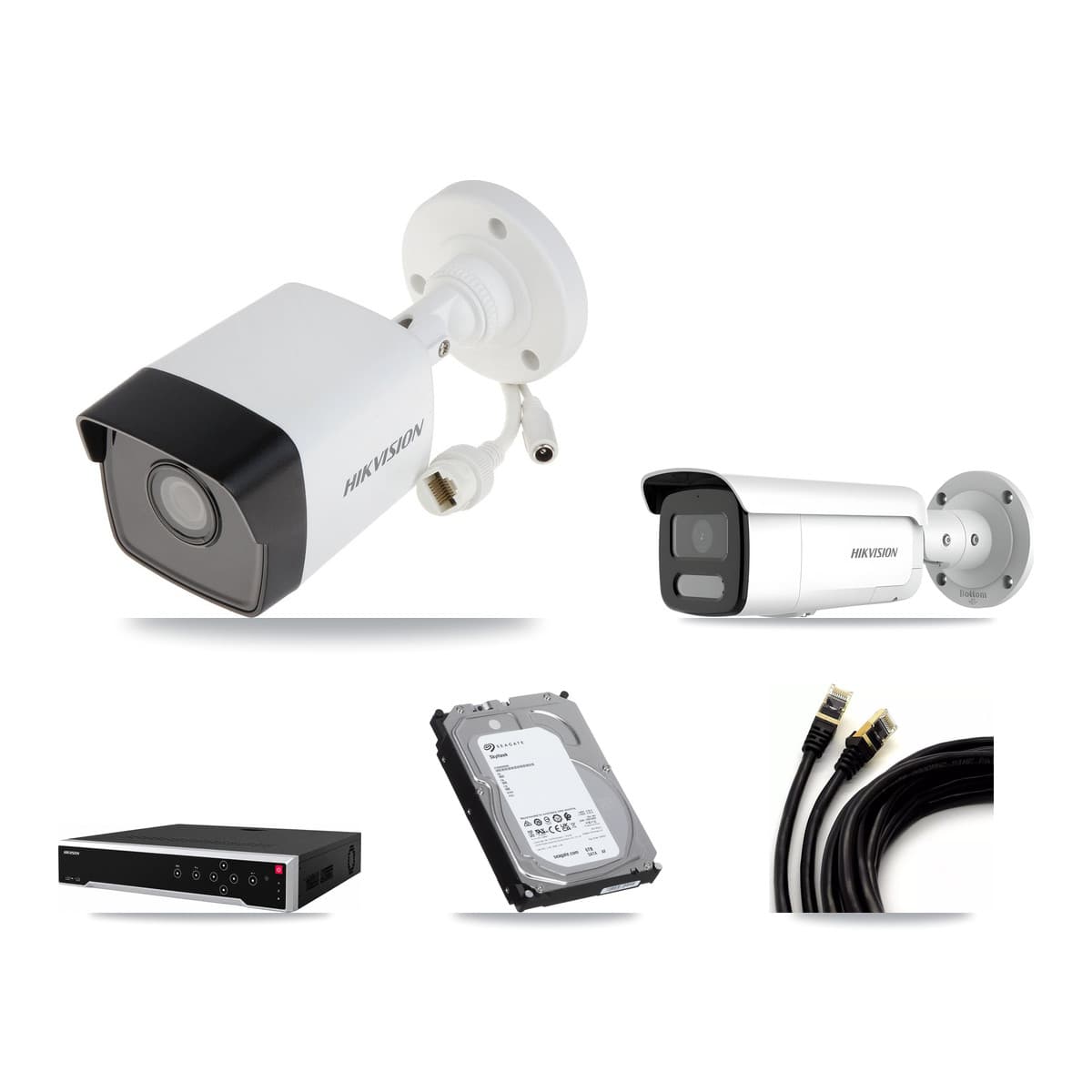 Hikvision 32-Channel 4MP – 5MP CCTV Kit — 15 5MP + 1 4MP Bullet Cameras + 3× 6TB Recording