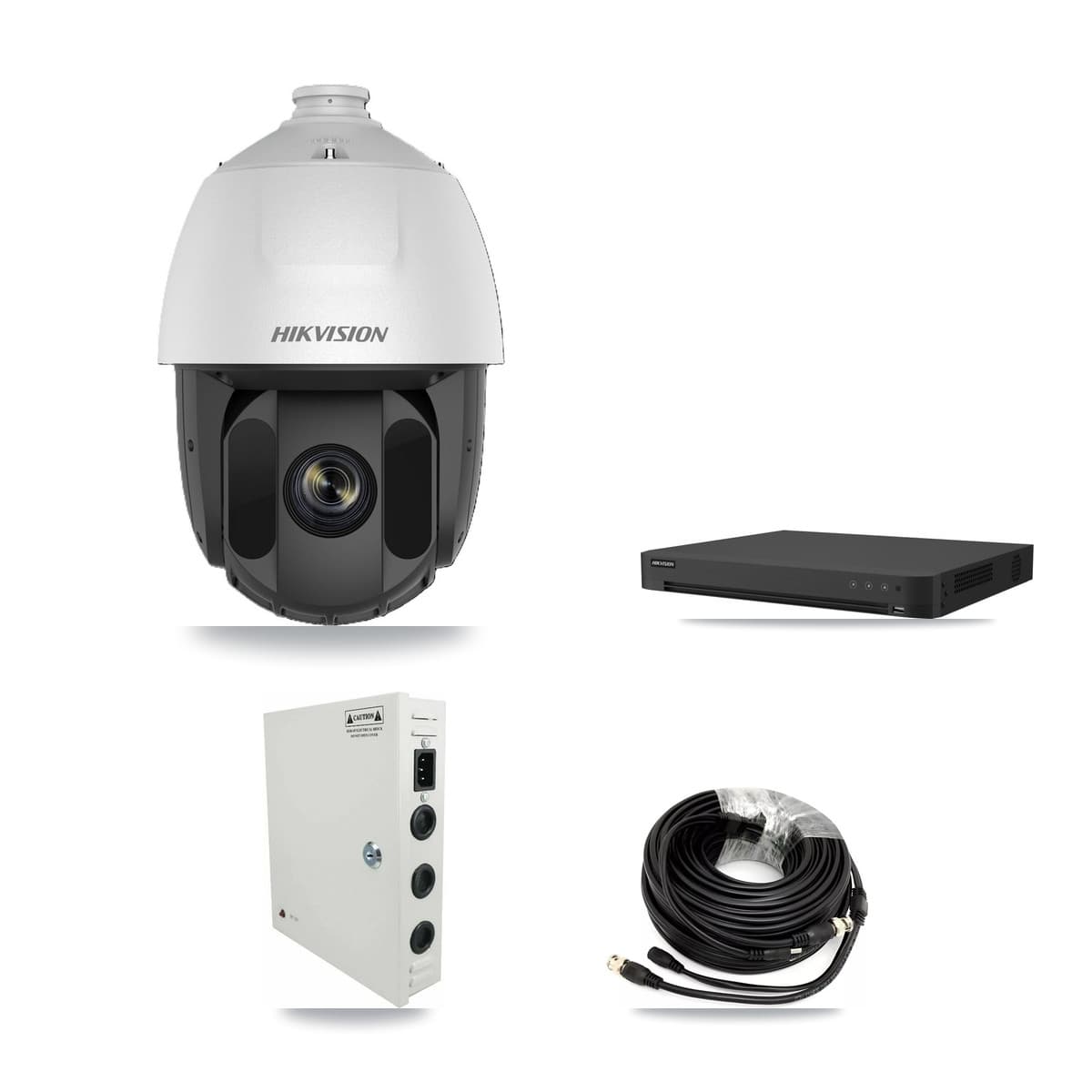 Hikvision 16-Channel 2MP CCTV Kit — 12 DS-2AE5225TI PTZ Cameras + 8TB Recording (IDS-7216HUHI Recorder) - Image 1