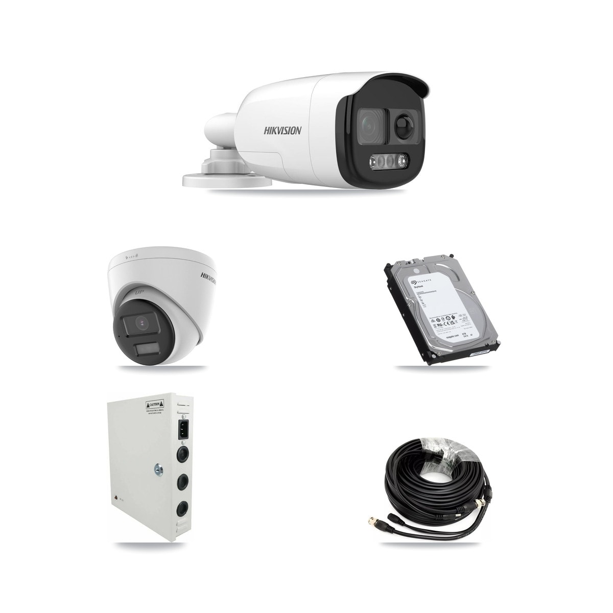 Hikvision 32-Channel 5MP – 4K CCTV Kit — 15 5MP Bullet + 1 4K Turret Cameras + 6TB Recording - Image 1