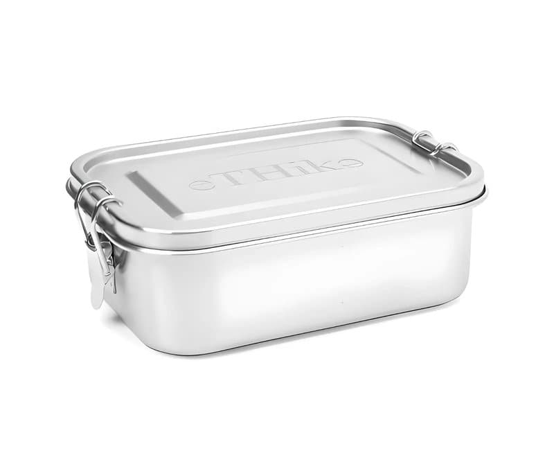 Ethika 1.4L Stainless Steel Lunch Box - Leakproof Bento Box with Divider
