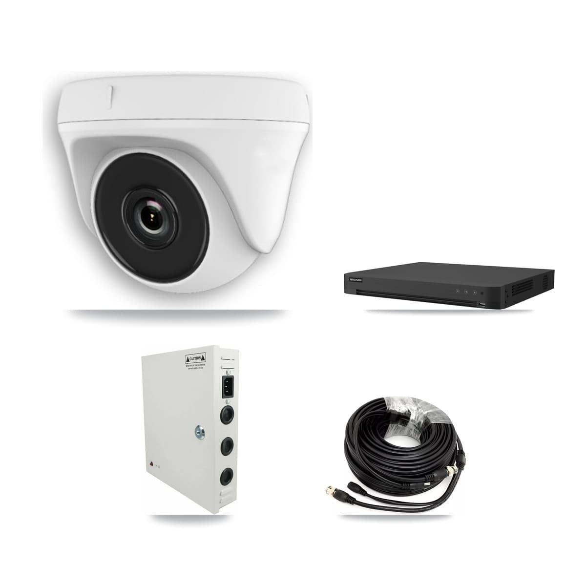 Hikvision 32-Channel 2MP CCTV Kit — 18 White Dome Cameras + 12TB Recording (IDS-7232HQHI Recorder)