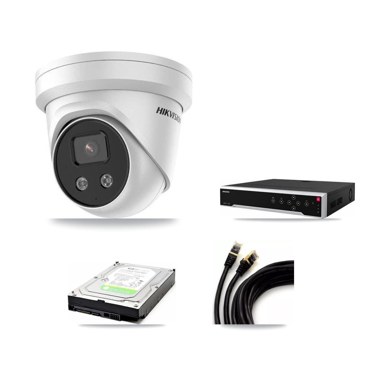 Hikvision 32-Channel 5MP CCTV Kit — 1 DS-2CD3356G2 Turret Camera + 1TB Recording