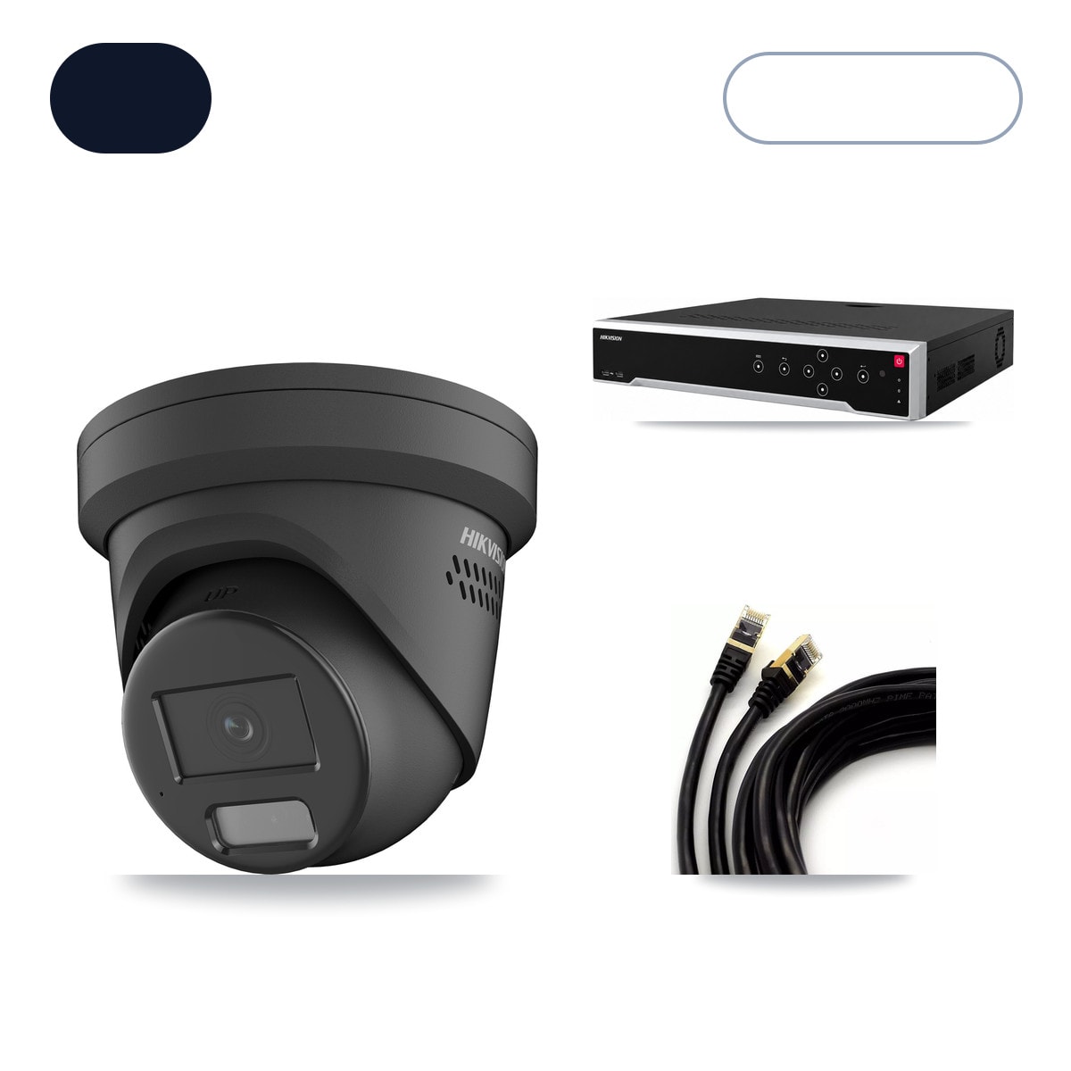 Hikvision DS-7732NI-M4/24P 32-Channel NVR CCTV Kit — 6× DS-2CD2347G2-LSU/SL-B 4MP Cameras + 14TB HDD