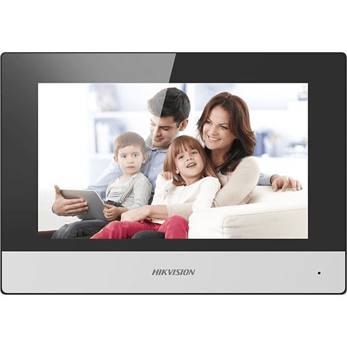 Hikvision DS-KH6320-WTE1 7" IP Video Intercom Indoor Monitor - Image 1