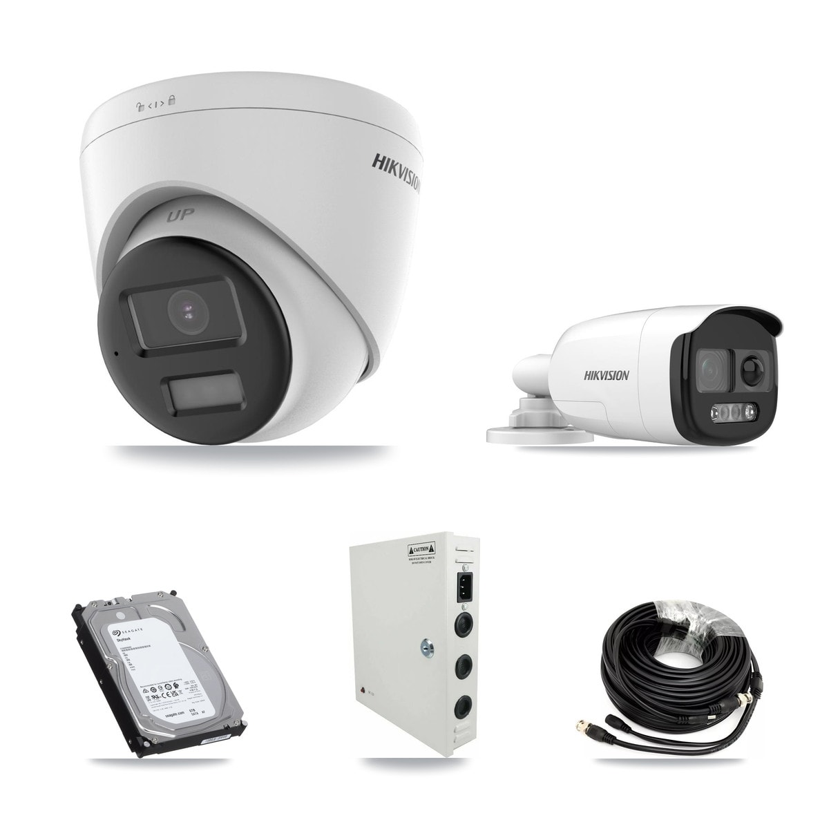 Hikvision 32-Channel 5MP – 4K CCTV Kit — 1 5MP Bullet + 15 4K Turret Cameras + 3× 6TB Recording - Image 1