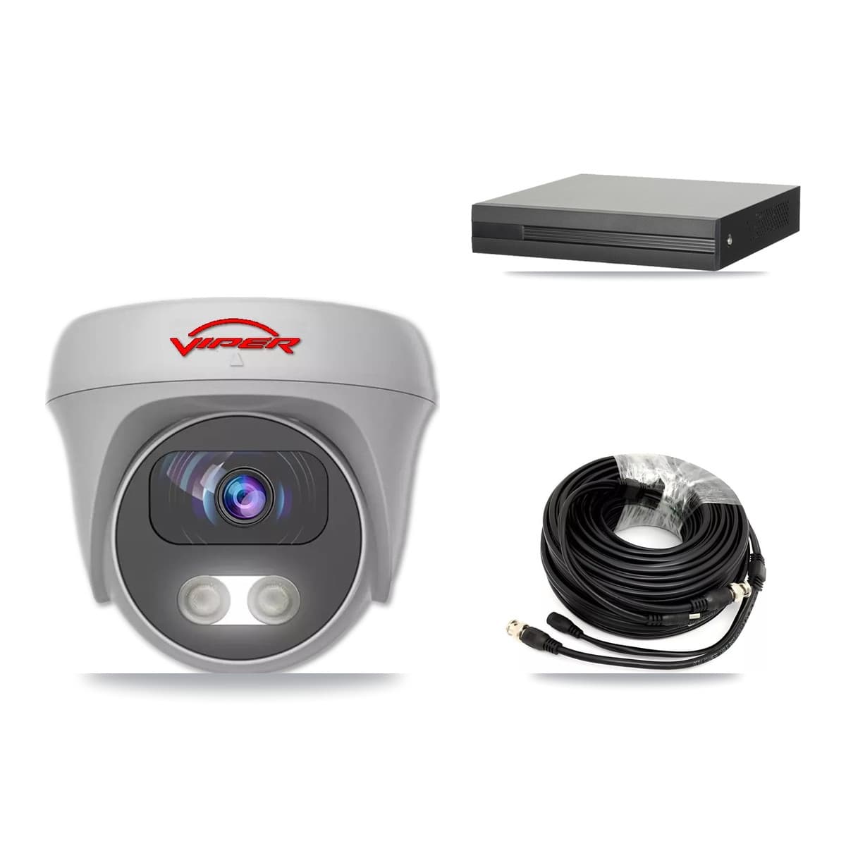 Viper 8-Channel 5MP CCTV Kit — 6 Cameras + 8TB Recording