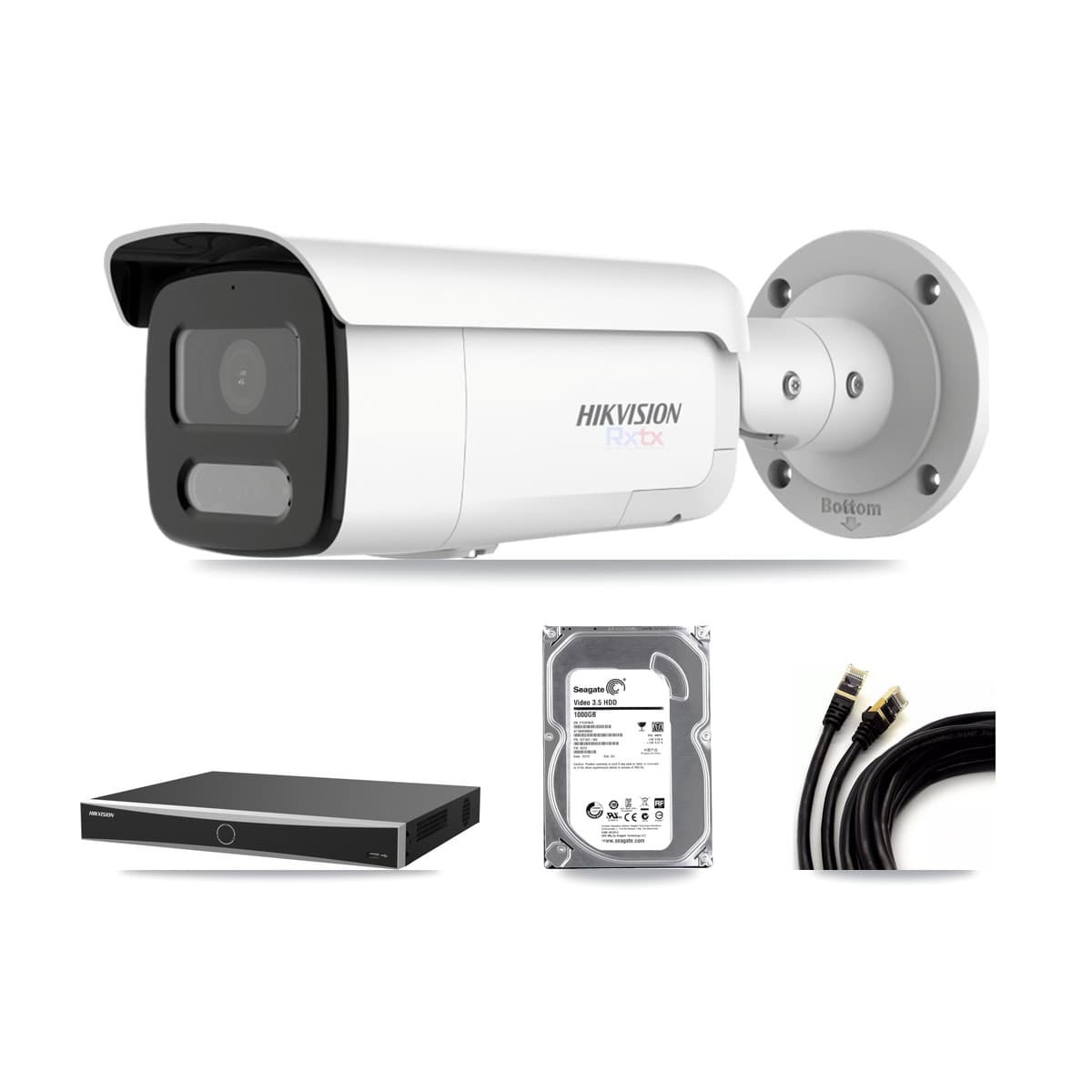 Hikvision 16-Channel 4K CCTV Kit — 1 Bullet Camera + 1TB Recording - Image 1