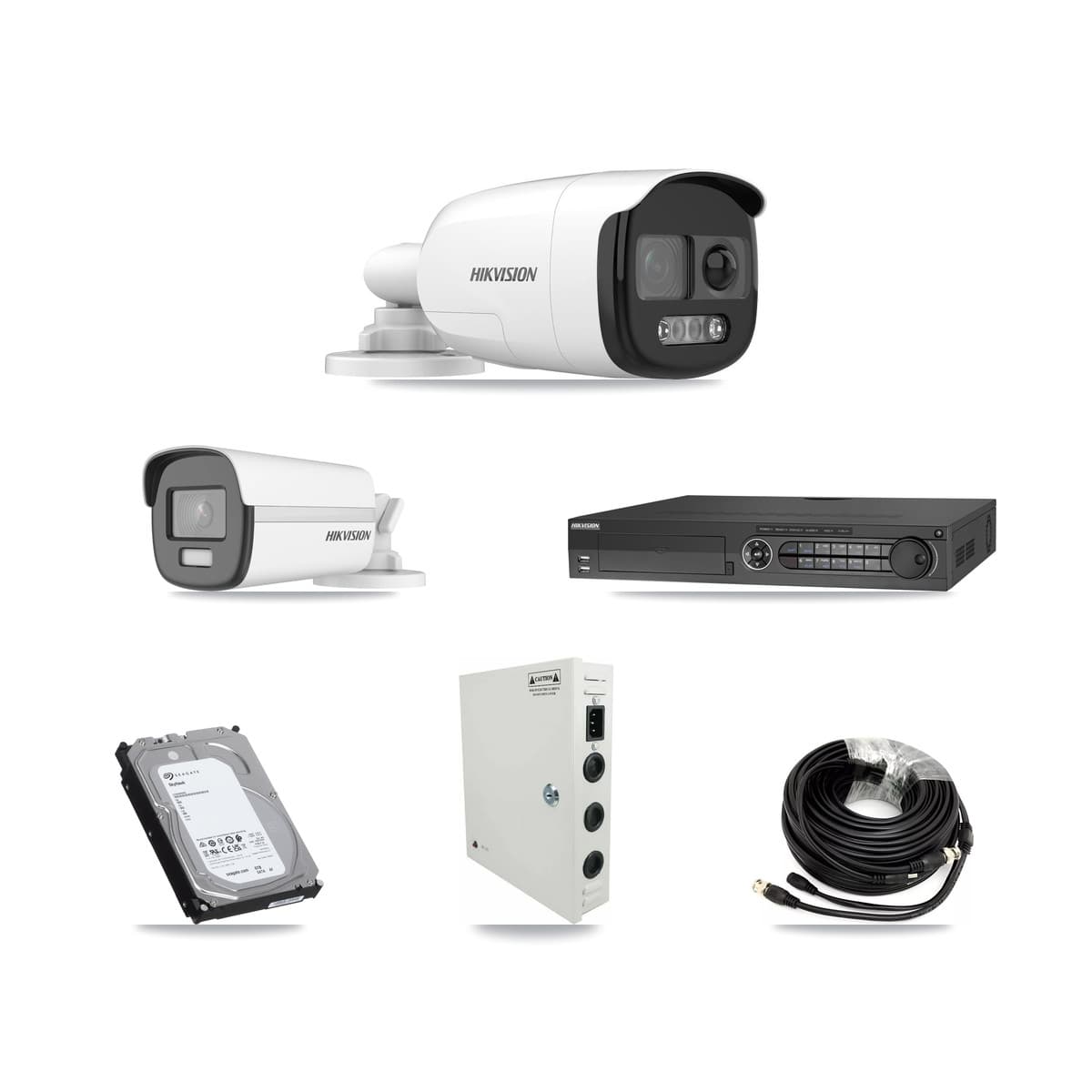 Hikvision 32-Channel 5MP – 4K CCTV Kit — 16 5MP + 1 4K Bullet Cameras + 3× 6TB Recording - Image 1