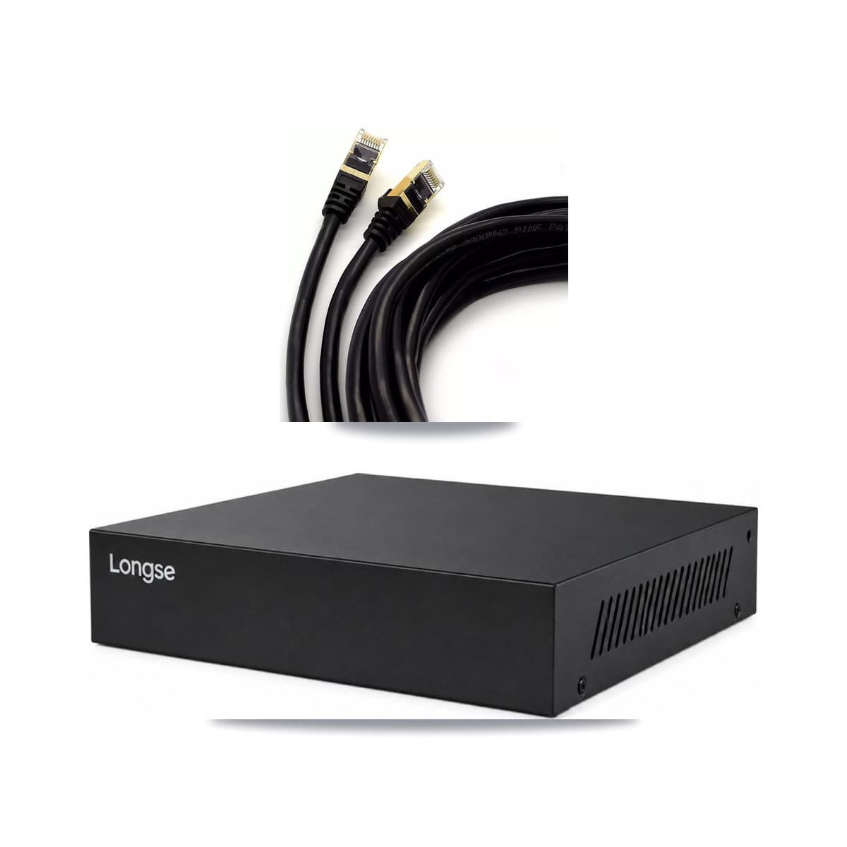 Longse 8-channel CCTV kit: 7 cameras (7× 5MP Dome), 3TB hard drive