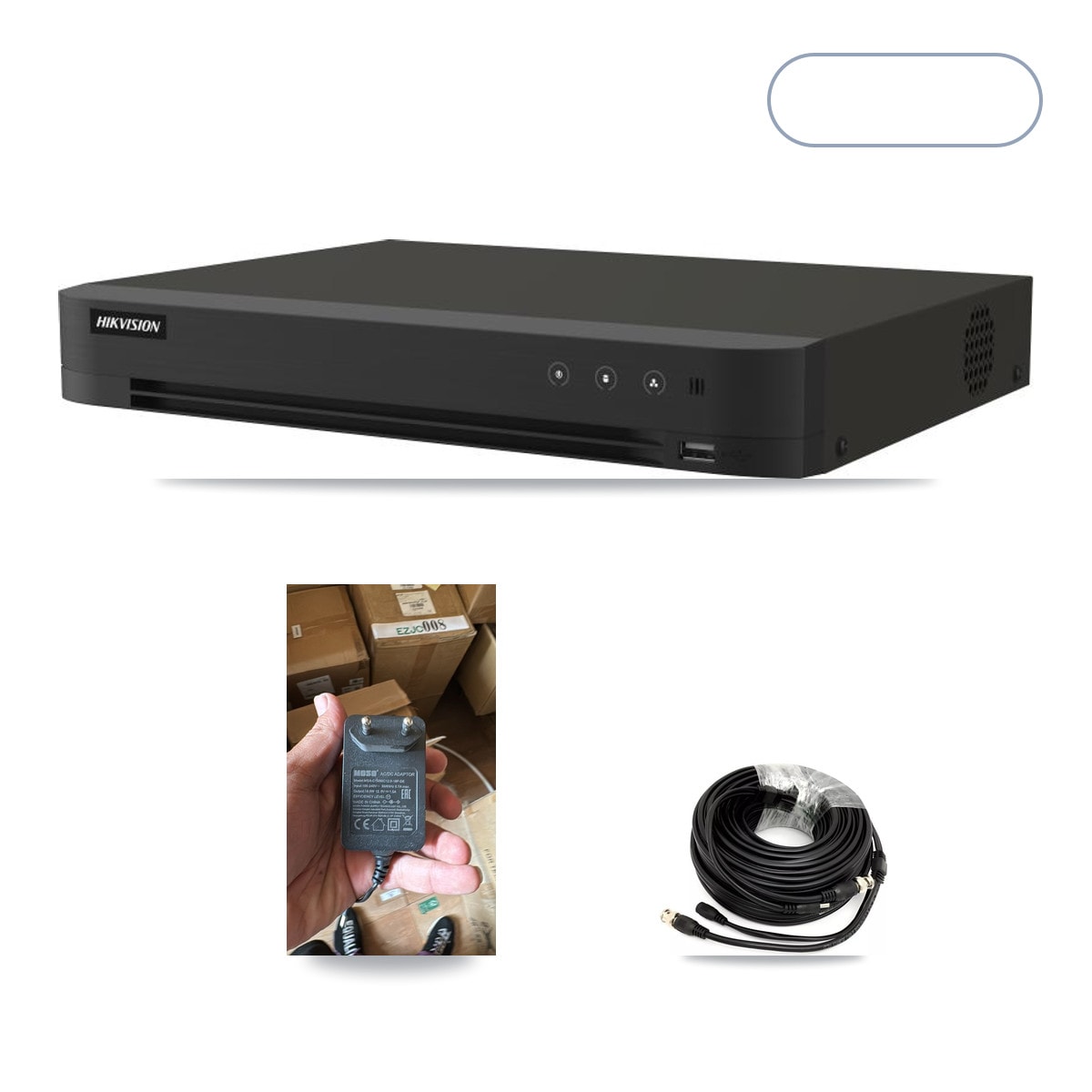 Hikvision IDS-7208HUHI-M1/XT 8-Channel DVR CCTV Kit — 1× DS-2CE12UF3T-E 4K Camera + 6TB HDD