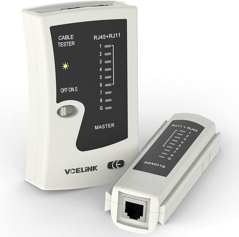 Ethernet LAN Tester RJ45 & RJ11 - Network Cable Tester NSS-468A
