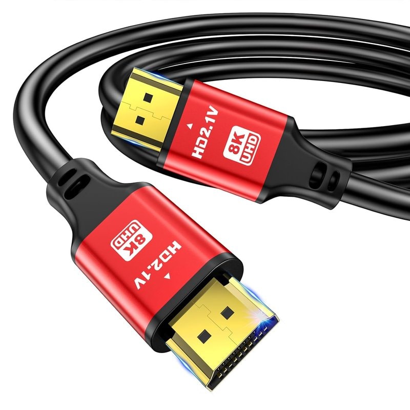 8K HDMI Cable HDMI 2.1 Cable 1.5M 5ft 4K@120hz,8K@60Hz,Ultra HD High Speed 48Gbps HDMI,HDR eARC,Compatible with Roku Netflix PS4 Pro PS5 Xbox OneX Samsung Sony LG RTX 3080 3070 - Image 1