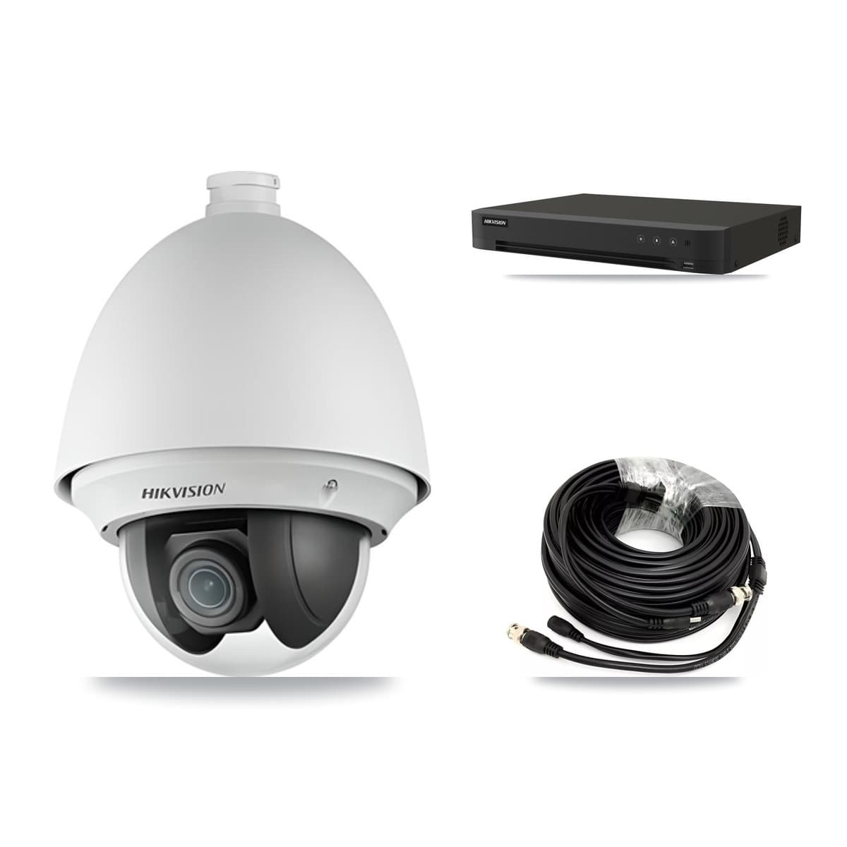 Hikvision 16-Channel 2MP CCTV Kit — 1 DS-2AE4225T PTZ Camera + 500GB Recording (IDS-7216HQHI Recorder)