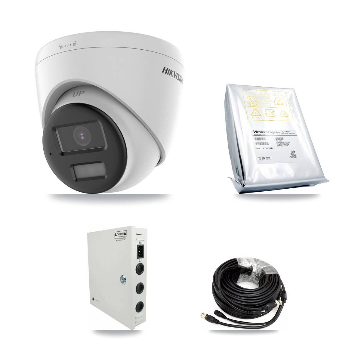 Hikvision 32-Channel 4K CCTV Kit — 26 DS-2CE78U0T Turret Cameras + 4× 8TB Recording - Image 1