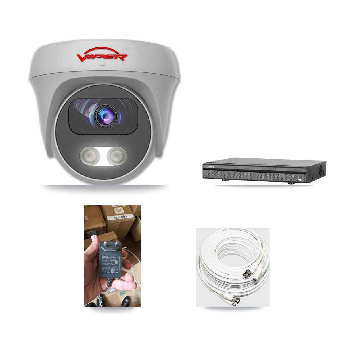 Viper & Dahua 8-Channel 5MP CCTV Kit — 1 Camera + 3TB Recording - Image 1