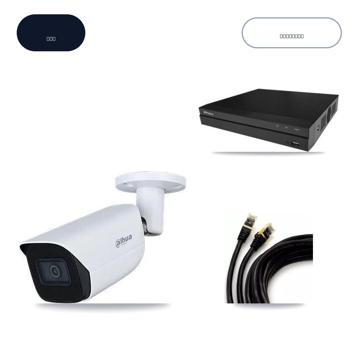 Prolux PXN-5216-16P-4KS2E 16-Channel NVR CCTV Kit — 12× Dahua IPC-HFW3541E-5MP-IR50M 5MP Cameras + 14TB HDD