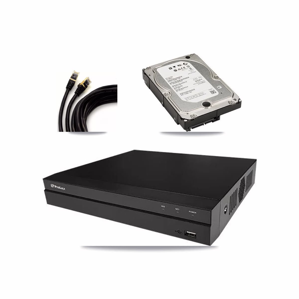 Prolux 8-channel CCTV kit: 5 cameras (5× 5MP Dome), 5TB hard drive