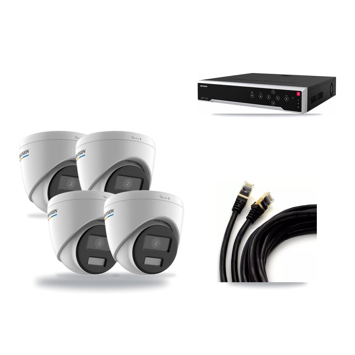 Hikvision 32-Channel 2MP CCTV Kit — 4 Turret Cameras + 3TB Recording - Image 1