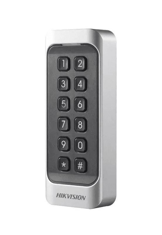 Hikvision DS-K1107AMK access control reader Basic access control reader Black, Grey Int Mifare Card Reader w/ Keyboard RS 485 Wiegand