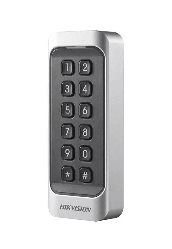 Hikvision DS-K1107AMK access control reader Basic access control reader Black, Grey Int Mifare Card Reader w/ Keyboard RS 485 Wiegand
