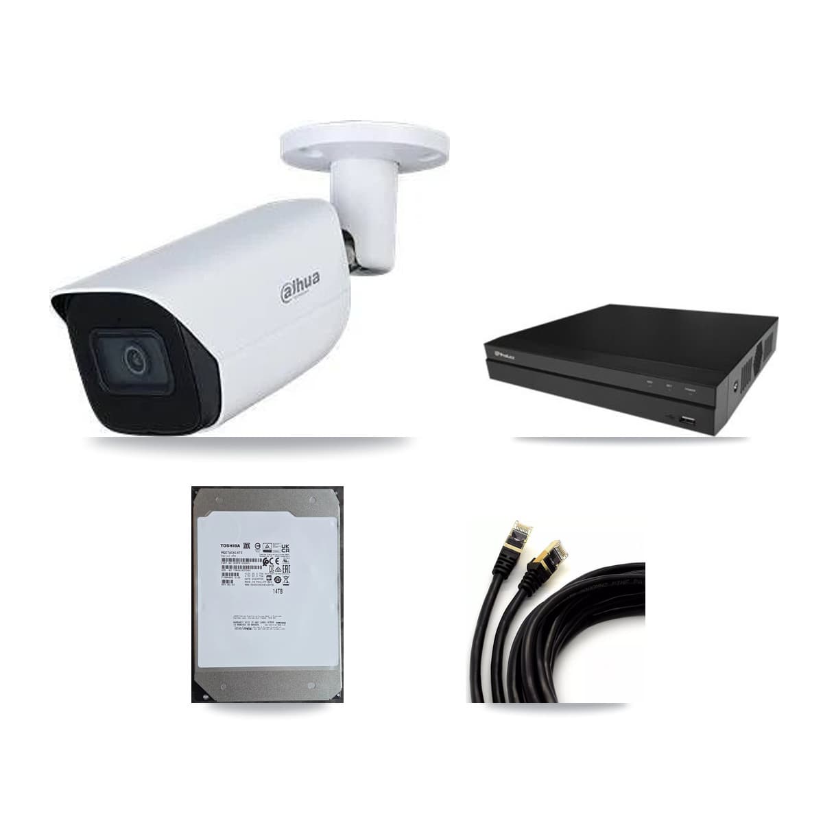 Dahua & Prolux 16-Channel 5MP CCTV Kit — 10 Bullet Cameras + 14TB Recording - Image 1