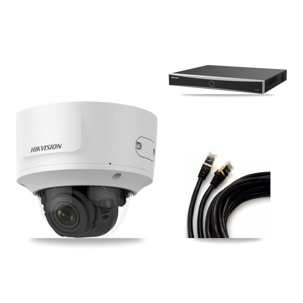 Hikvision 16-Channel 2MP CCTV Kit — 11 Dome Cameras + 8TB Recording (DS-7616NXI Recorder)