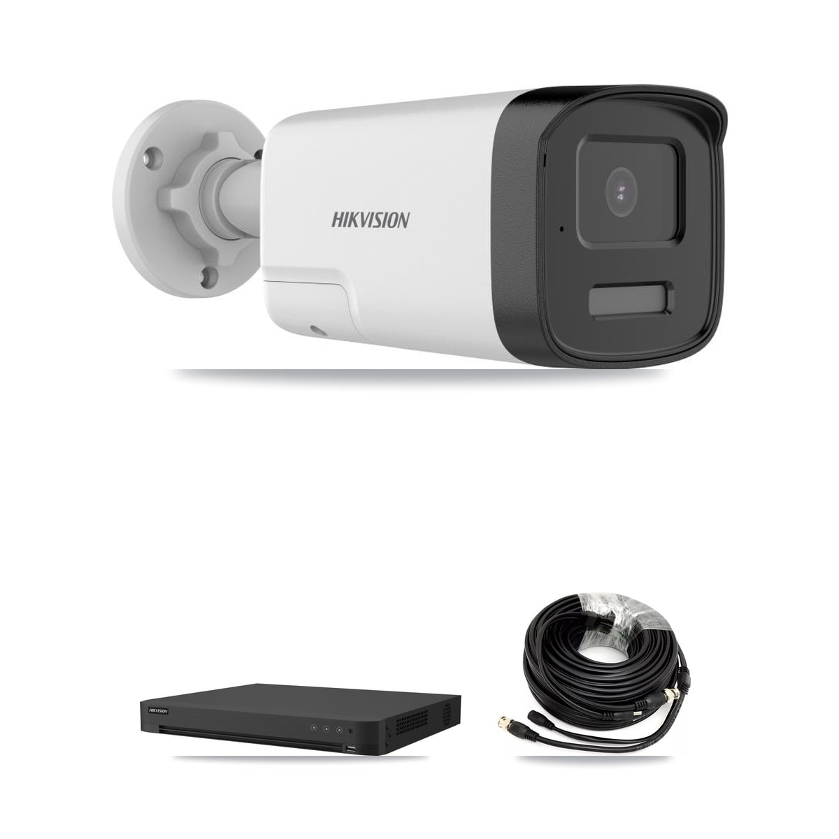 Hikvision 16-Channel 5MP CCTV Kit — 3 DS-2CE17K0T Bullet Cameras + 4TB Recording (IDS-7216HUHI Recorder) - Image 1