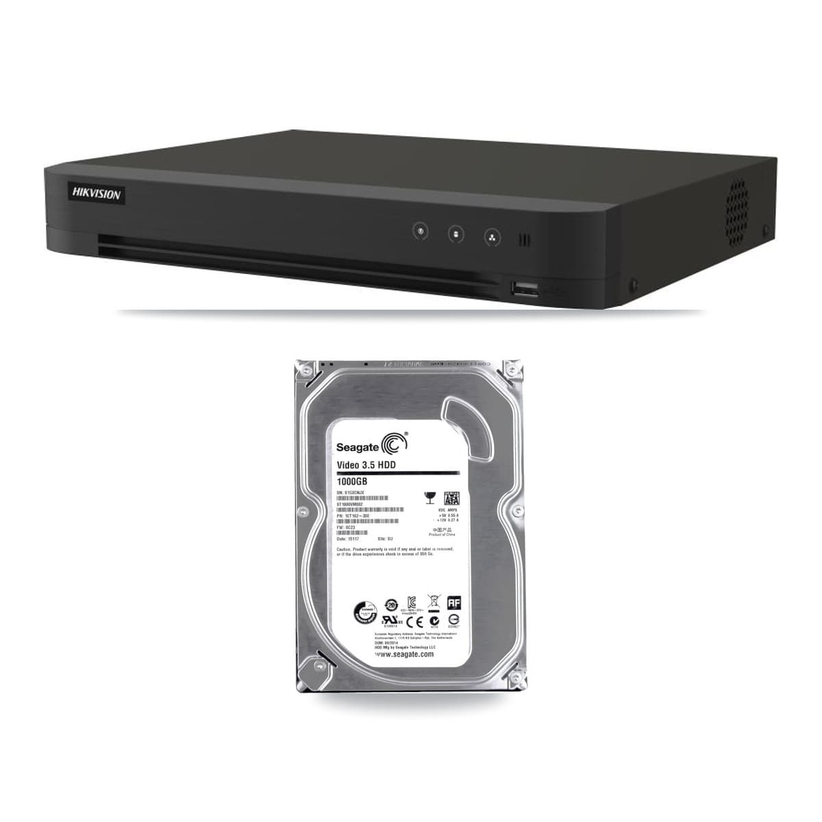 Hikvision IDS-7216HQHI 16-Channel DVR + 1TB Recording