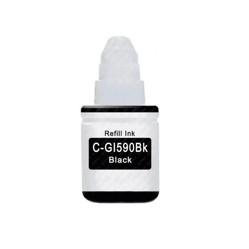 Black Ink Bottle for Canon GI-590 Series - 135ml (C-GI590Bk)