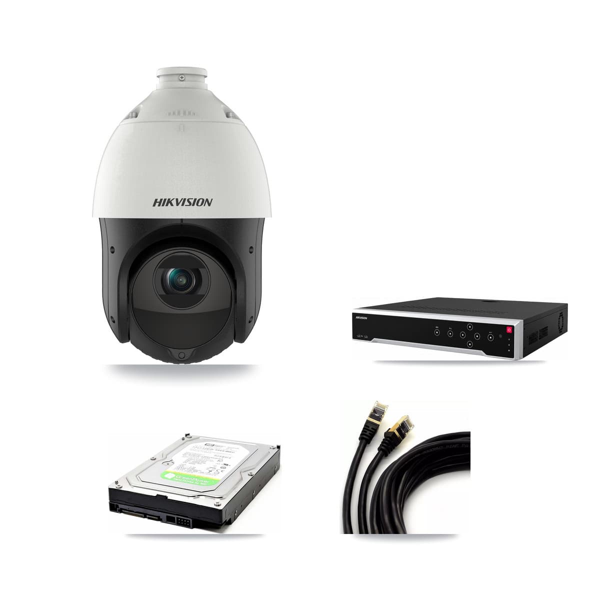 Hikvision 32-Channel 4MP CCTV Kit — 1 DS-2DE4425IW PTZ Camera + 1TB Recording - Image 1