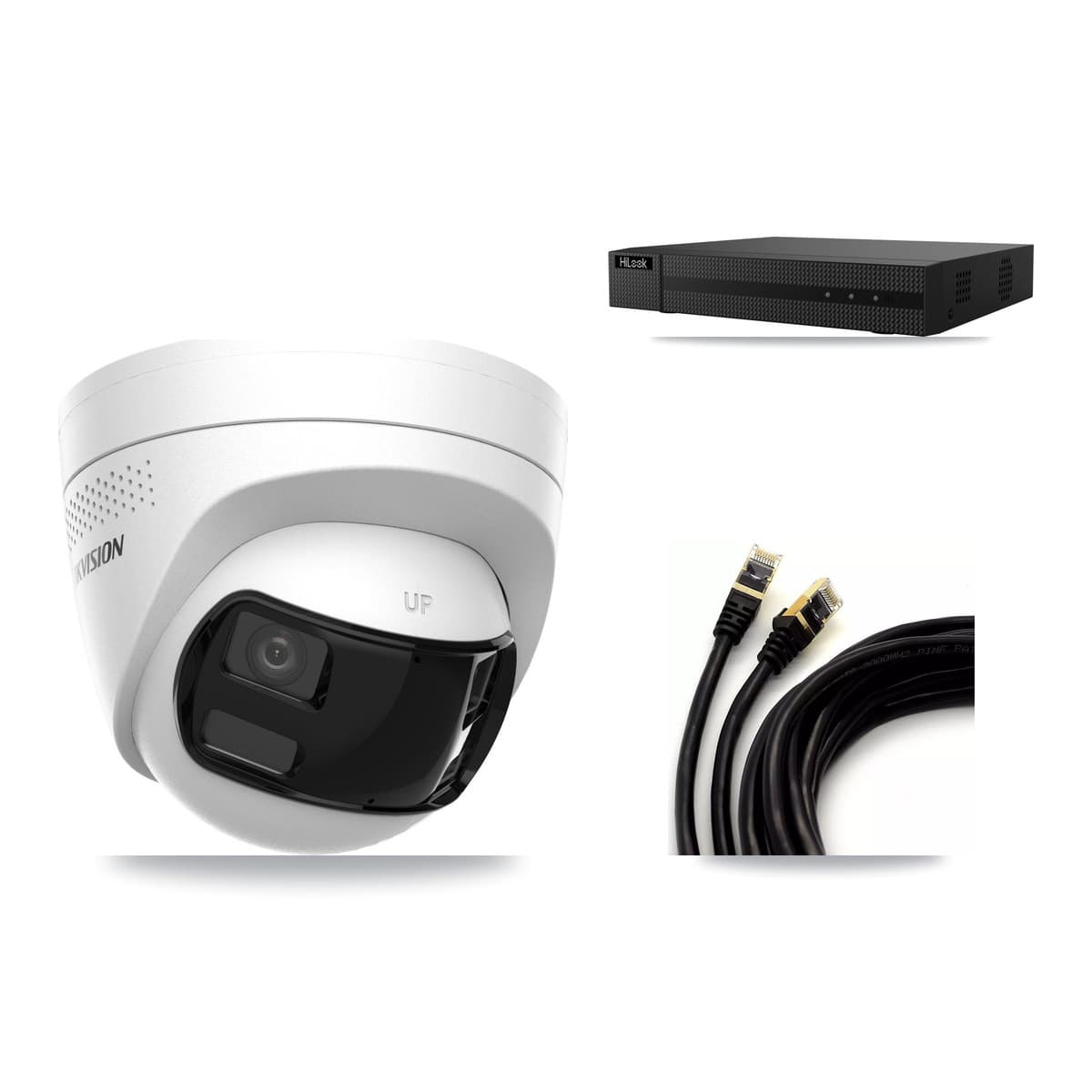 HiLook 8-Channel 4K CCTV Kit — 1 Turret Camera + 3TB Recording