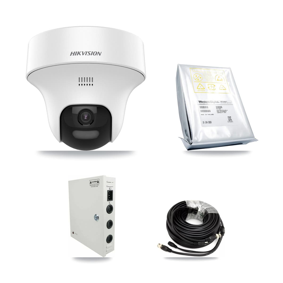 Hikvision 32-Channel 5MP CCTV Kit — 17 DS-2CE70K0T Turret Cameras + 3× 8TB Recording