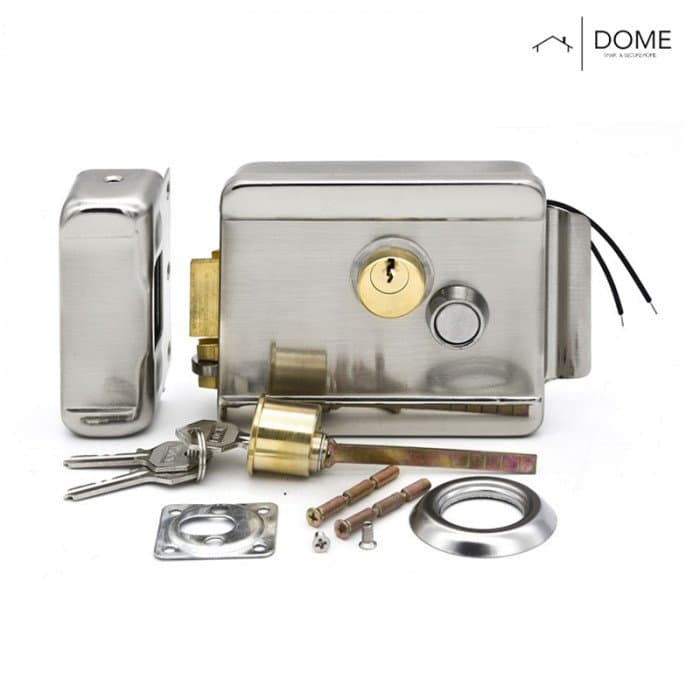 EP-301-Cylinder-Electric-Rim-Lock-For-Video-Door-Phone